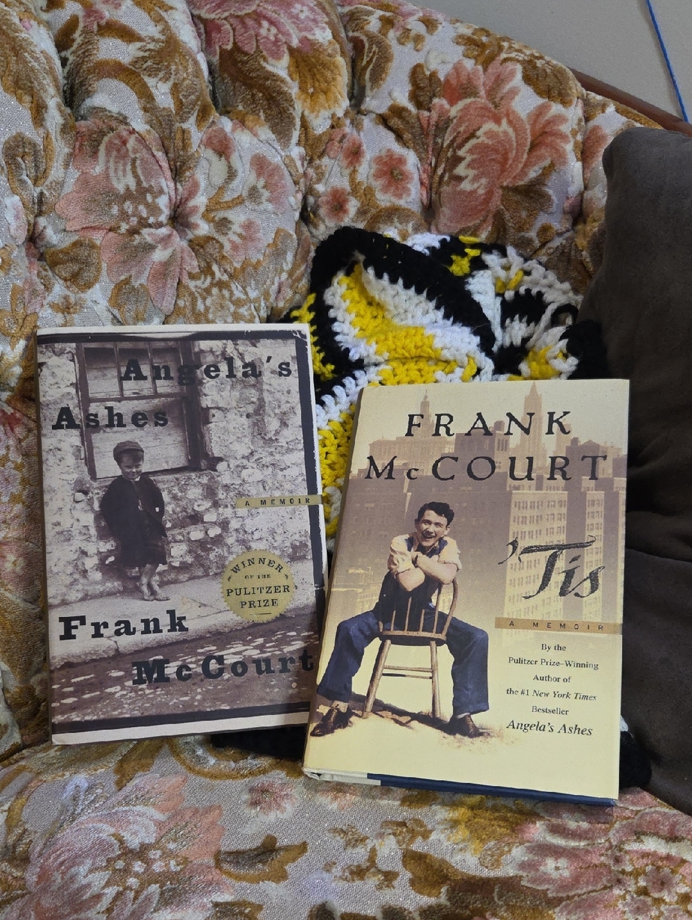 Frank McCourt Memoir Bundle - 'Angela's Ashes' & 'Tis - Beige & Sepia Covers